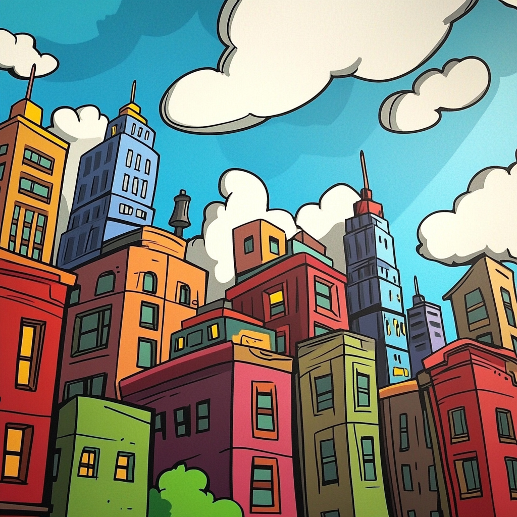 sref 484 | a city