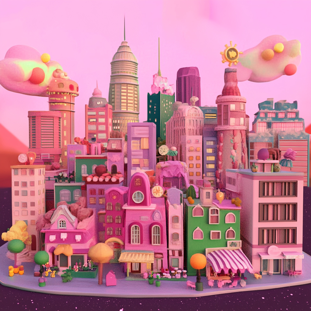 sref 486 | a city