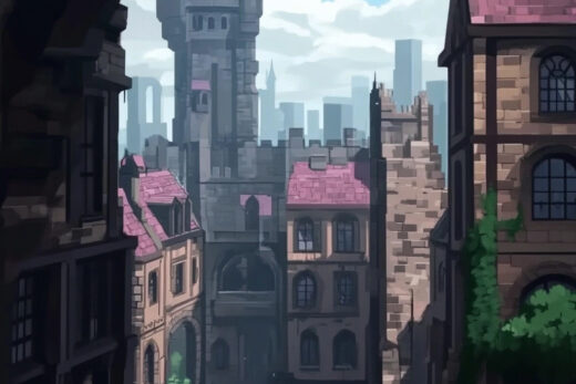 sref 489 | a city