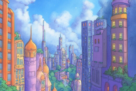 sref 491 | a city