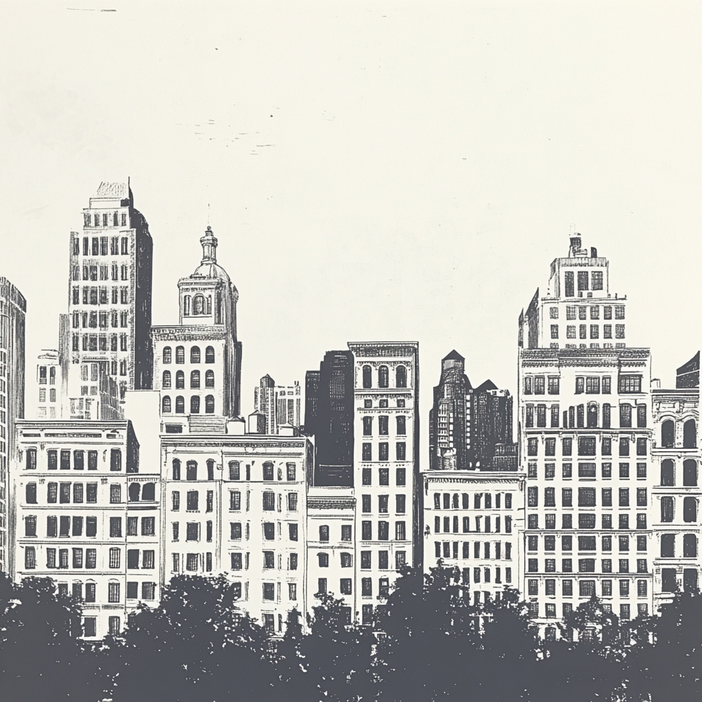 sref 516 | a city