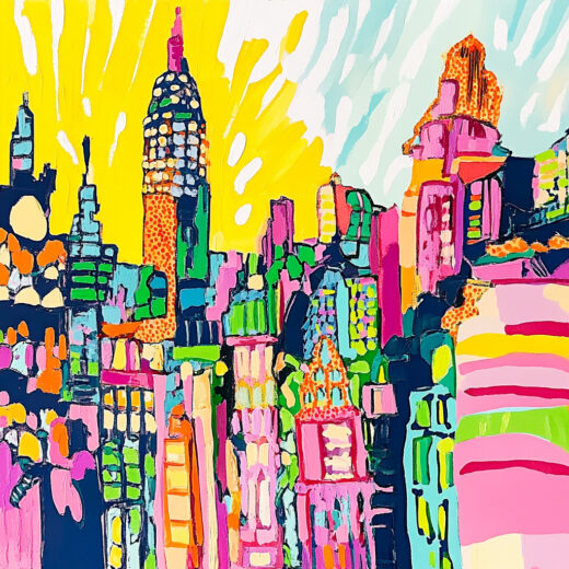 sref 520 | a city