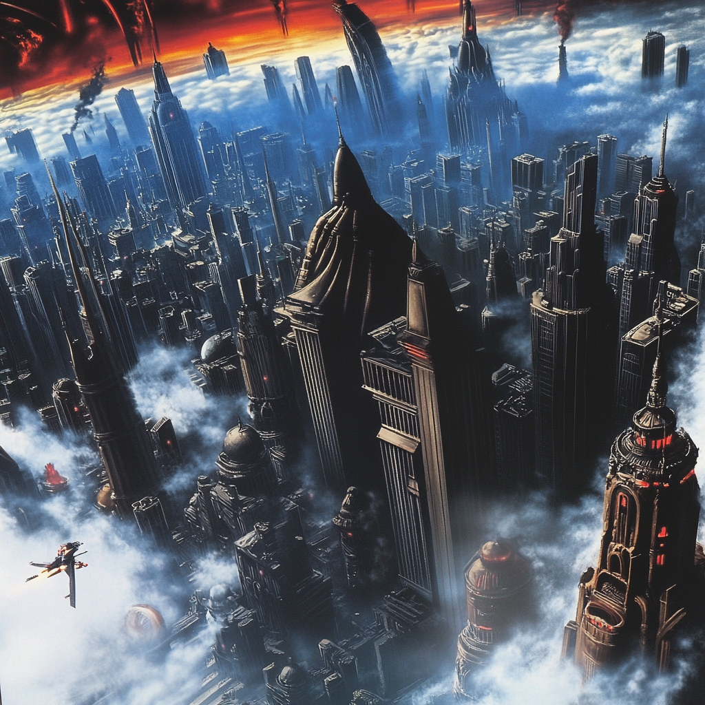 sref 522 | a city