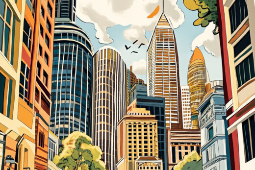 sref 528 | a city