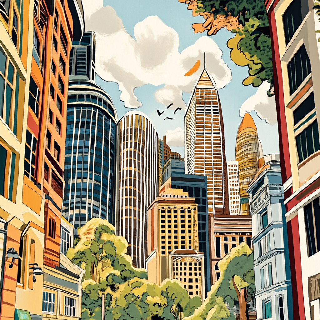 sref 528 | a city