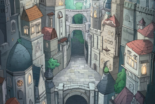 sref 535 | a city