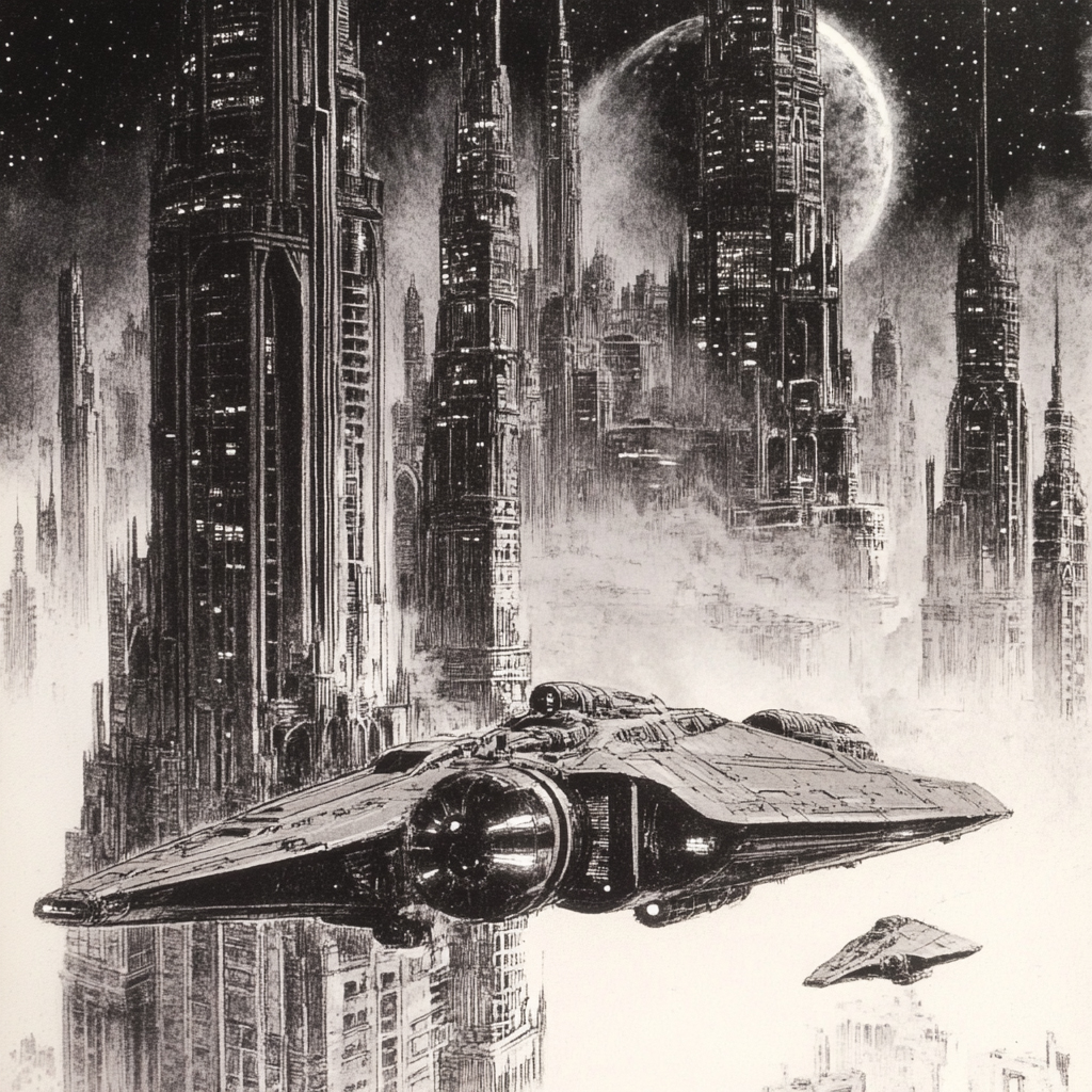 sref 553 | a city
