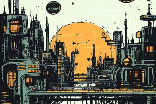 sref 569 | a city