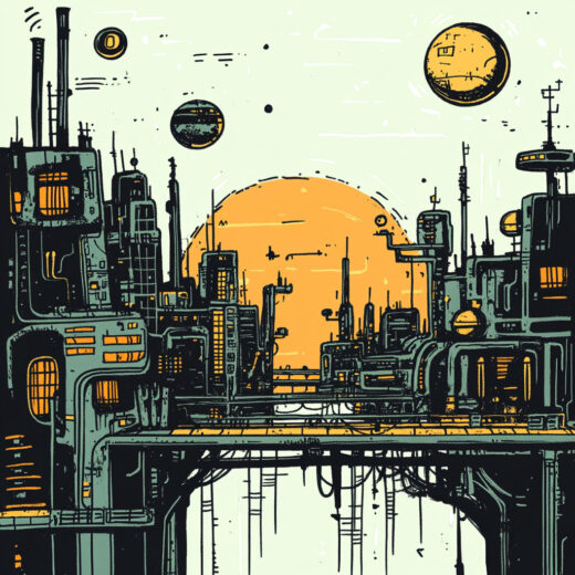 sref 569 | a city