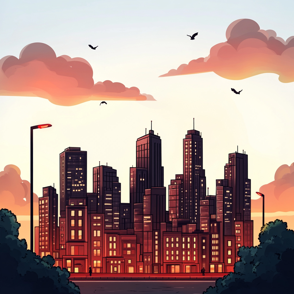 sref 570 | a city