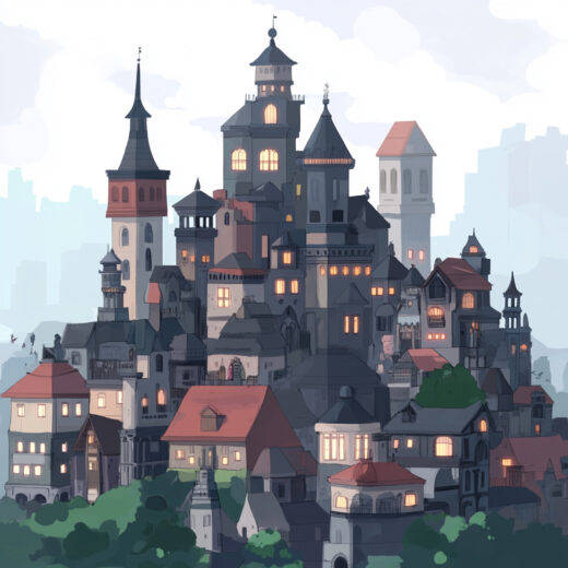sref 583 | a city