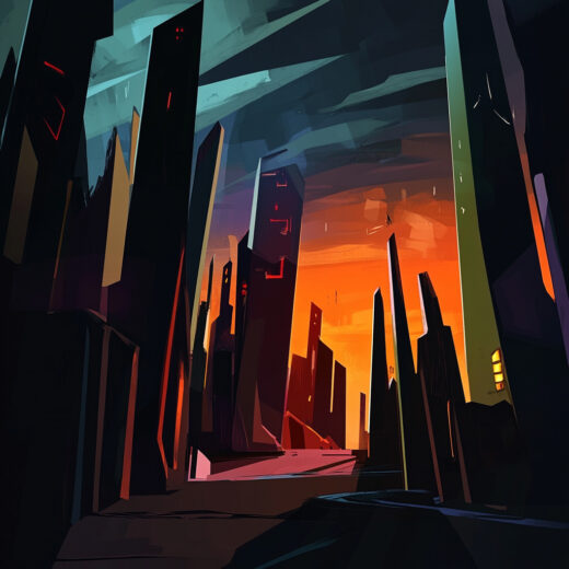 sref 618 | a city