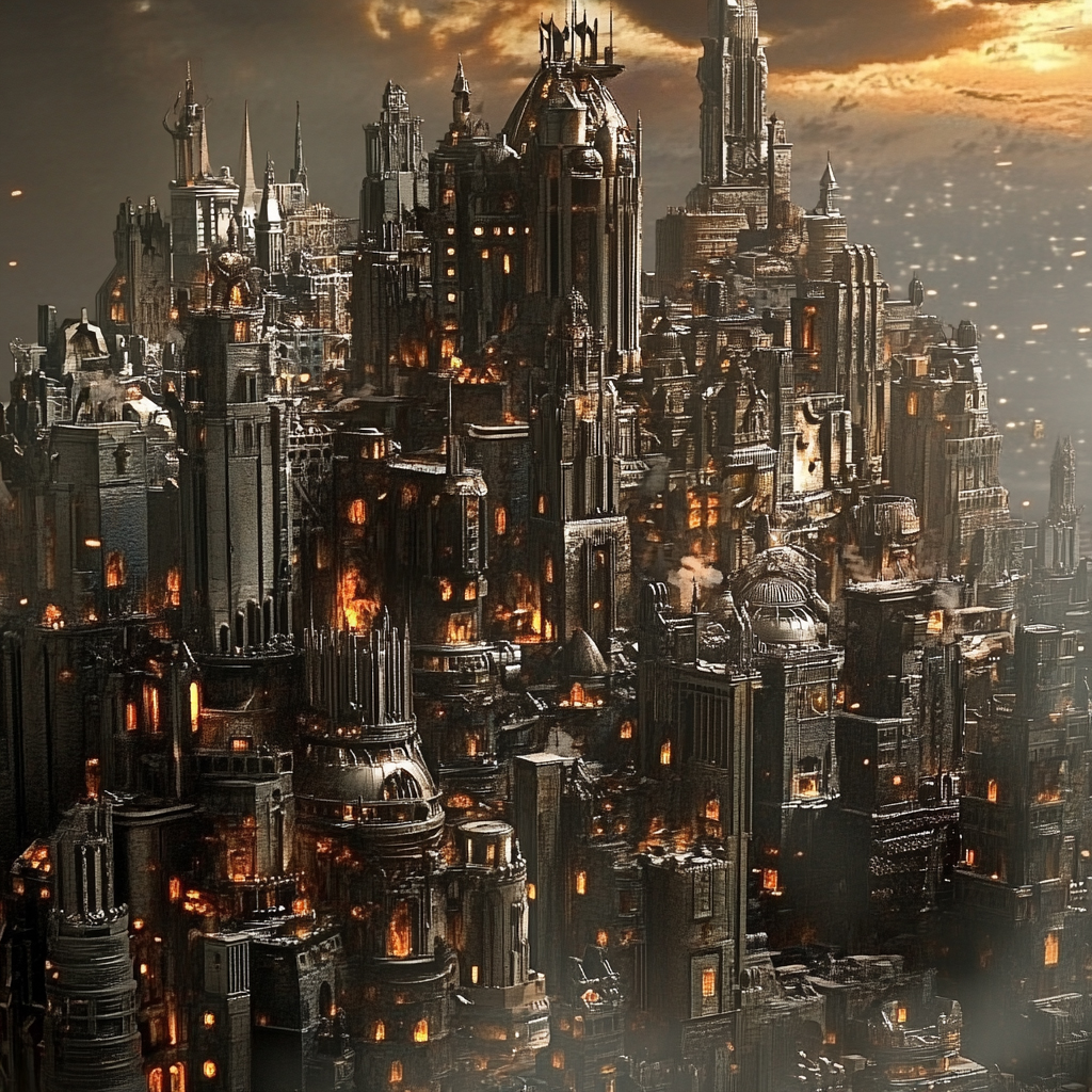 sref 622 | a city