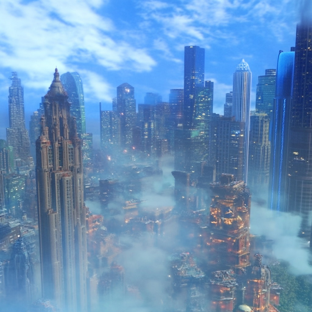 sref 627 | a city