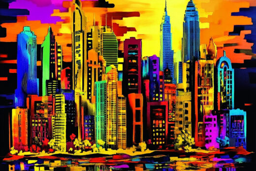 sref 629 | a city