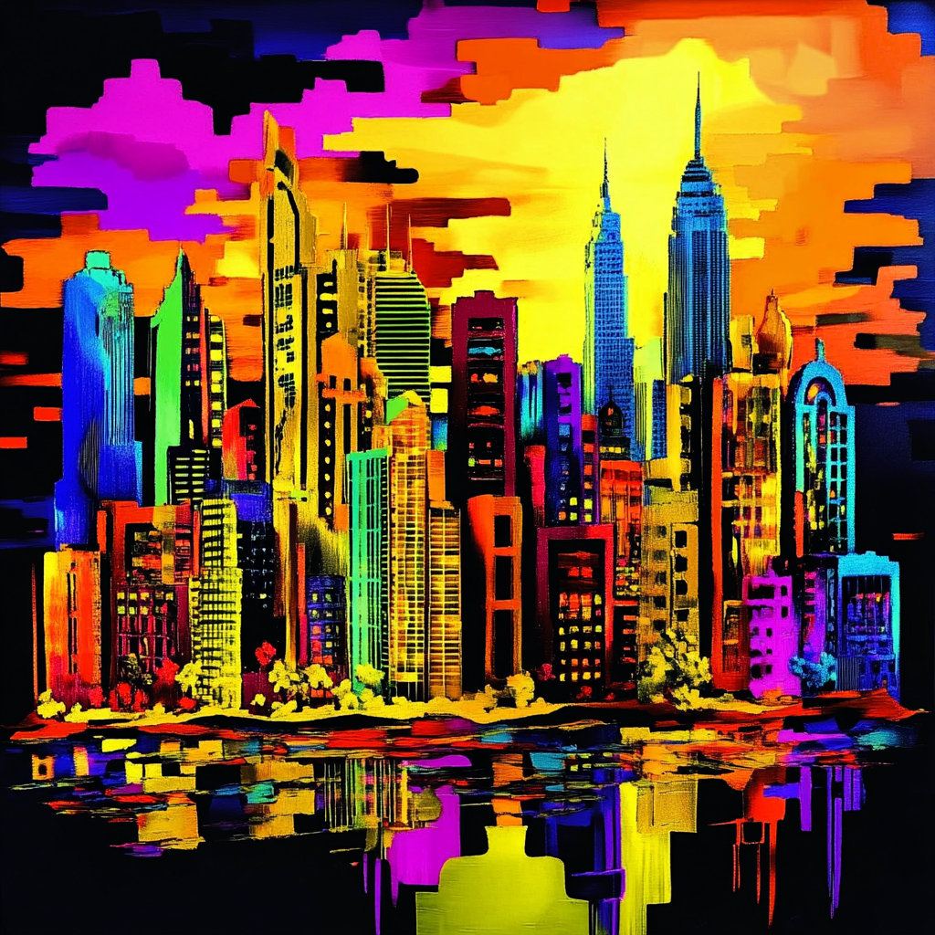 sref 629 | a city