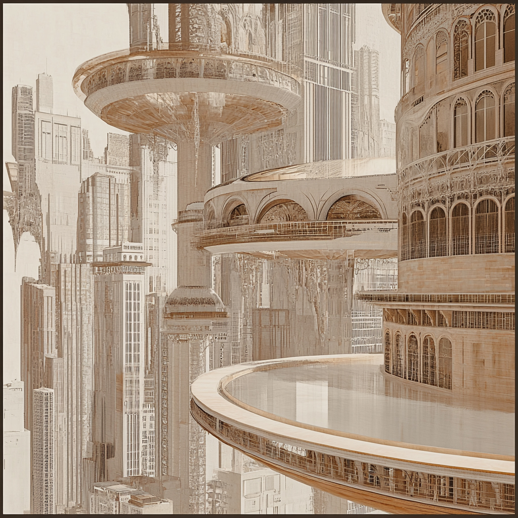 sref 63 | a city
