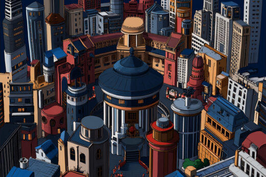 sref 652 | a city