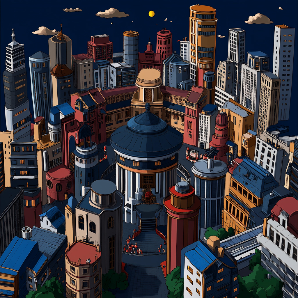 sref 652 | a city
