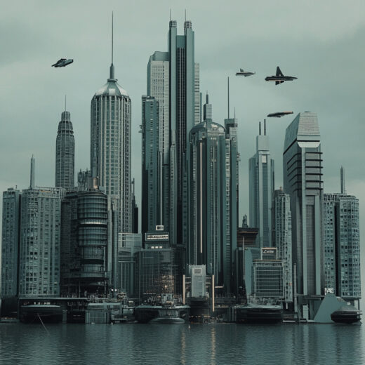 sref 664 | a city