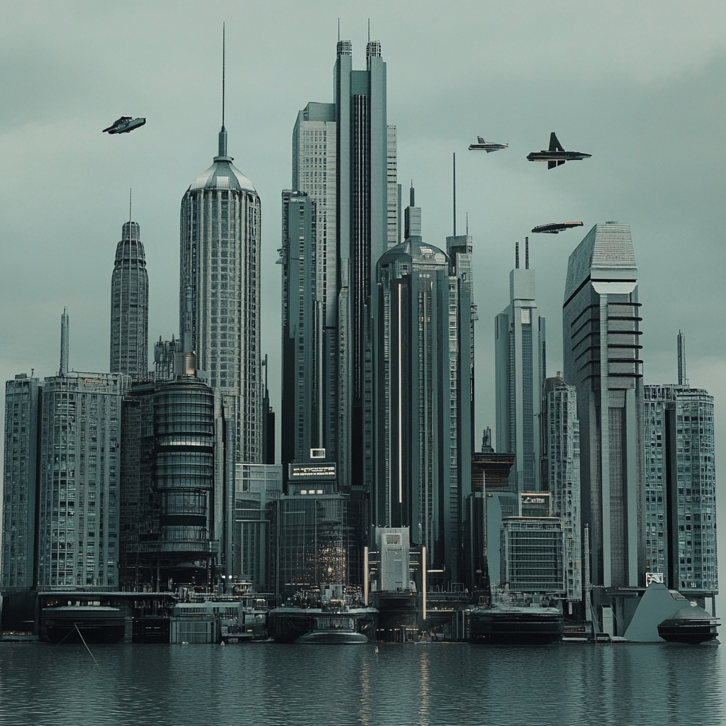 sref 664 | a city
