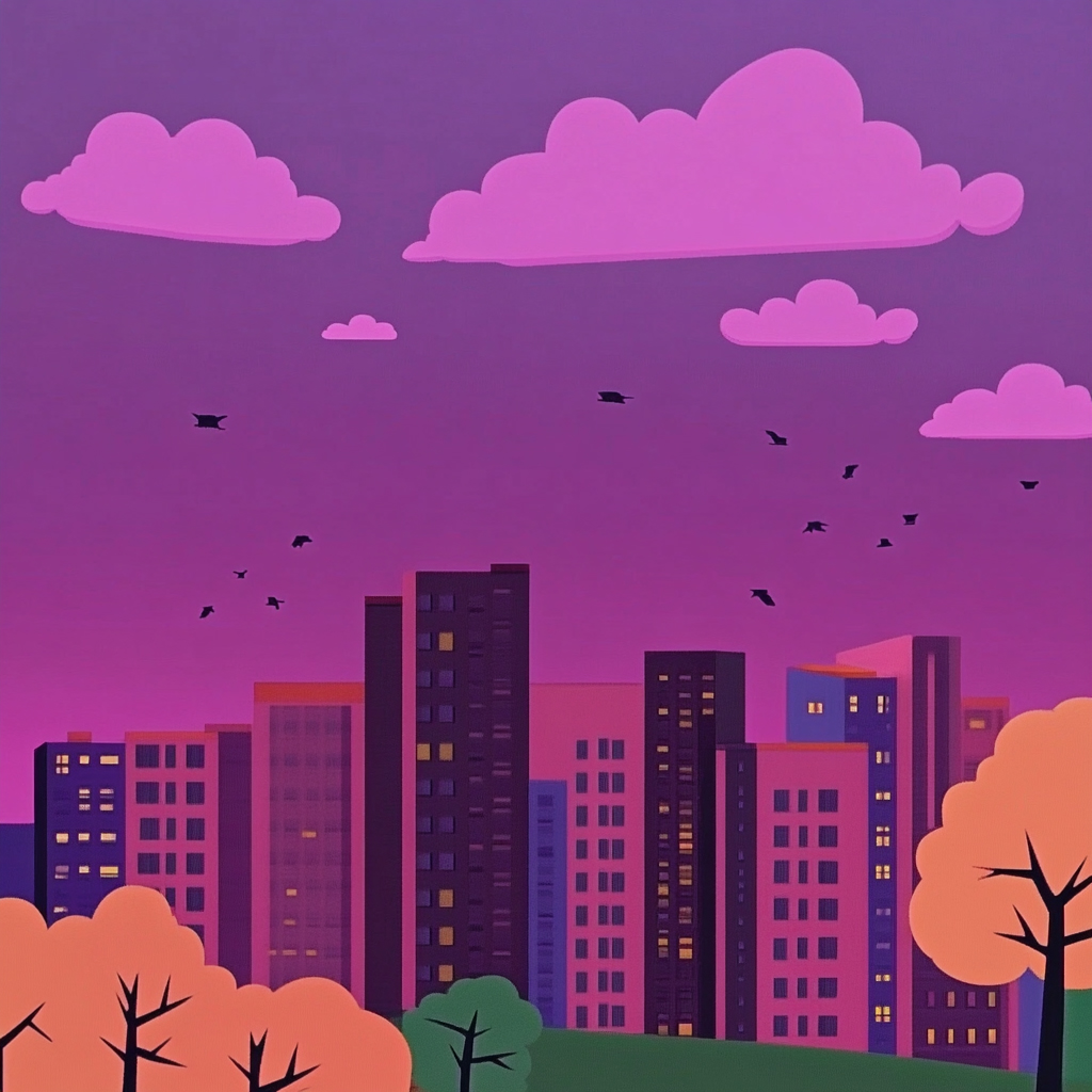 sref 666 | a city