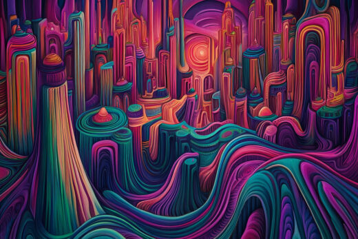 sref 671 | a city