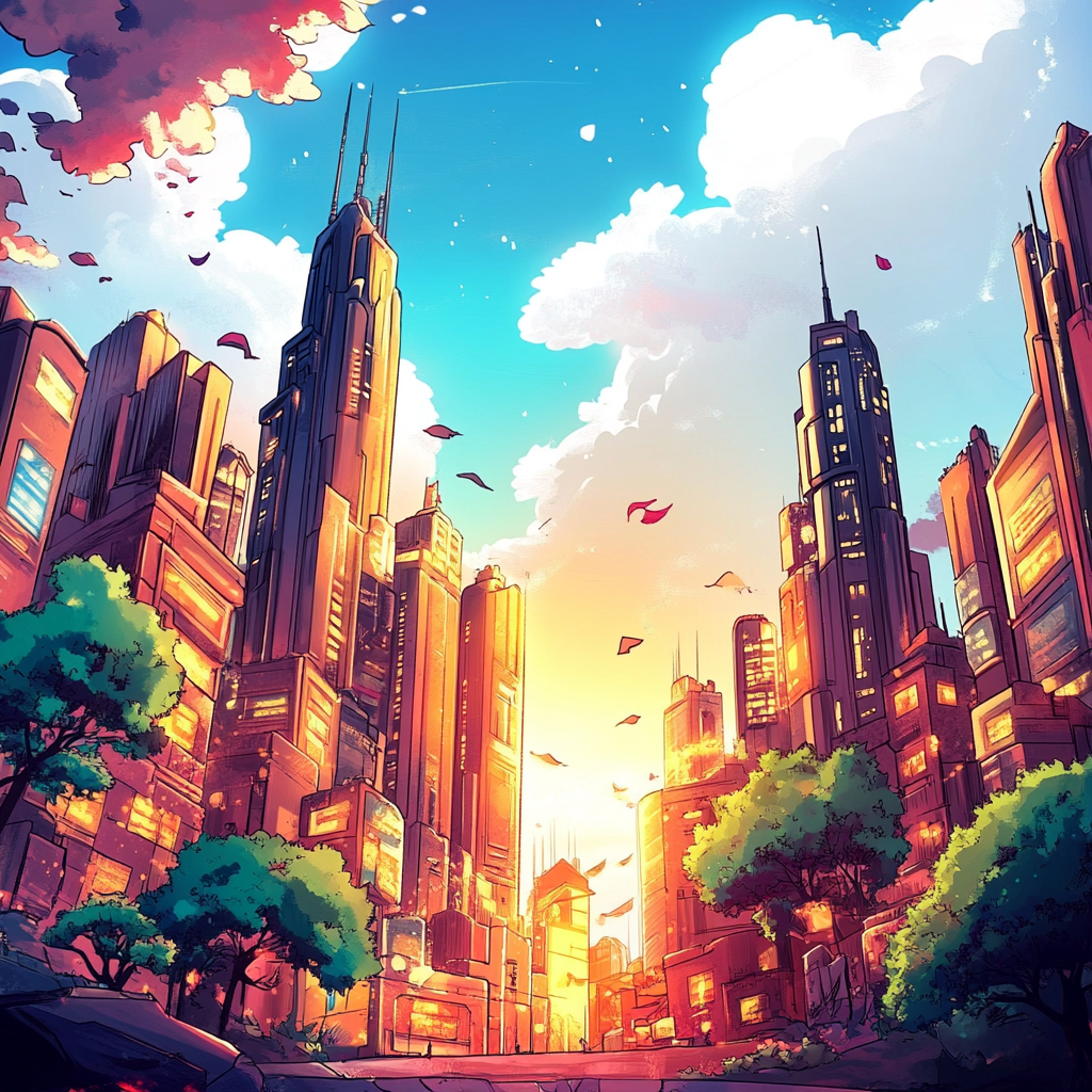 sref 674 | a city