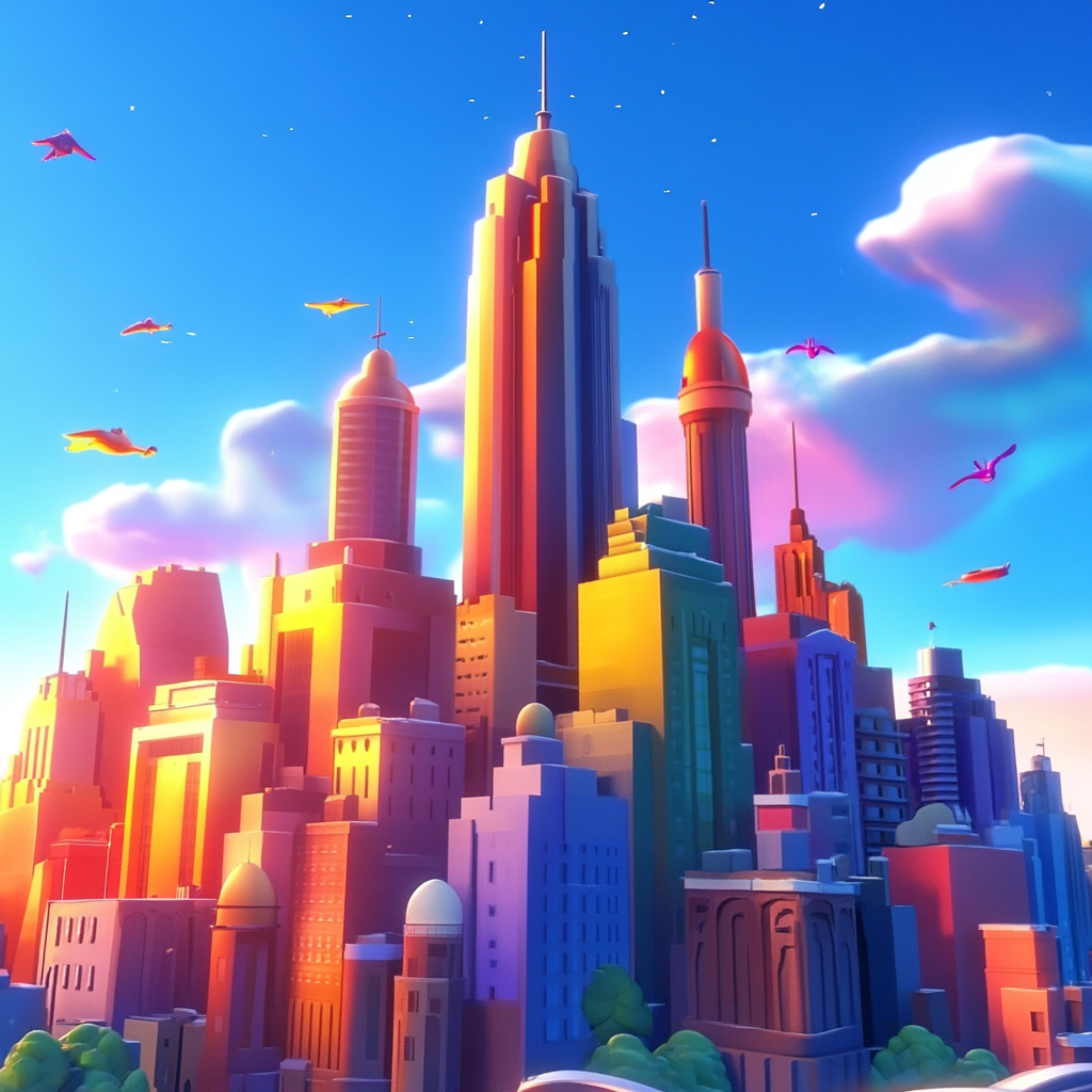 sref 675 | a city