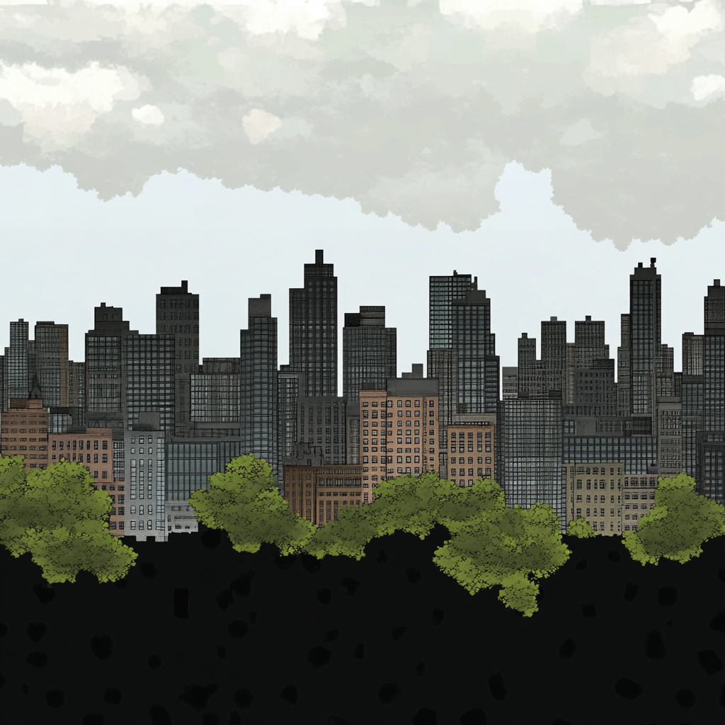 sref 690 | a city