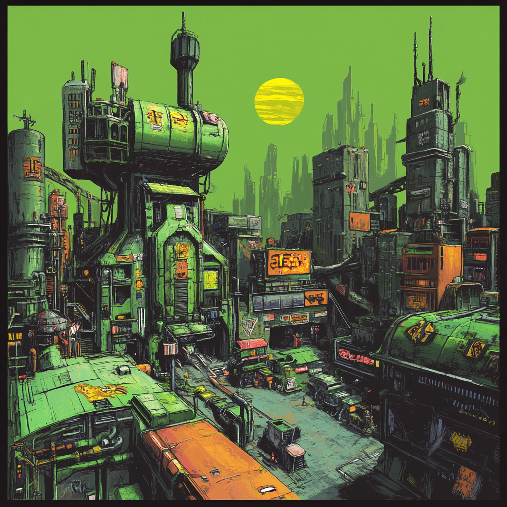 sref 696 | a city