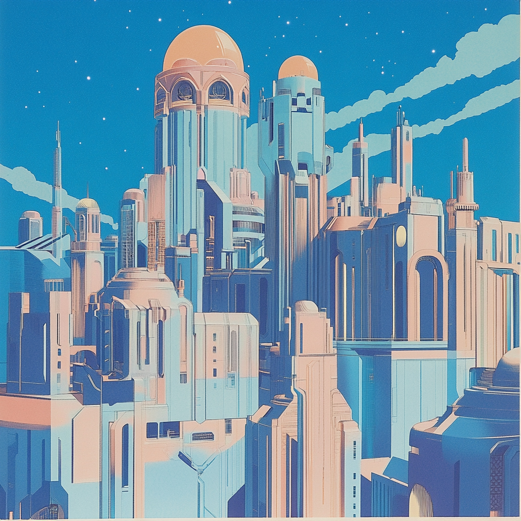 sref 6 | a city