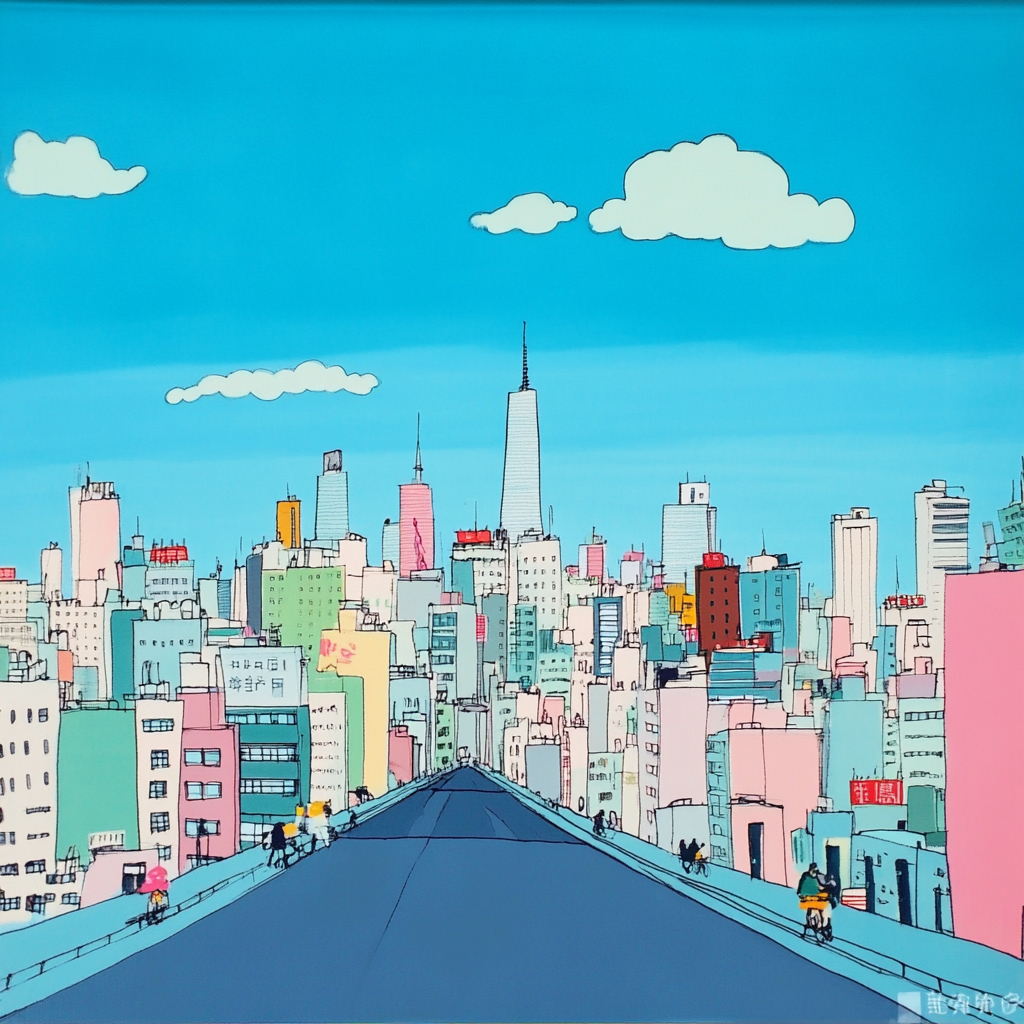 sref 701 | a city