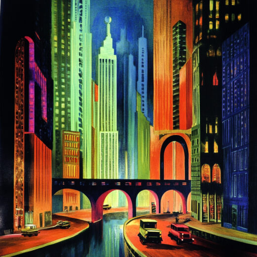 sref 703 | a city