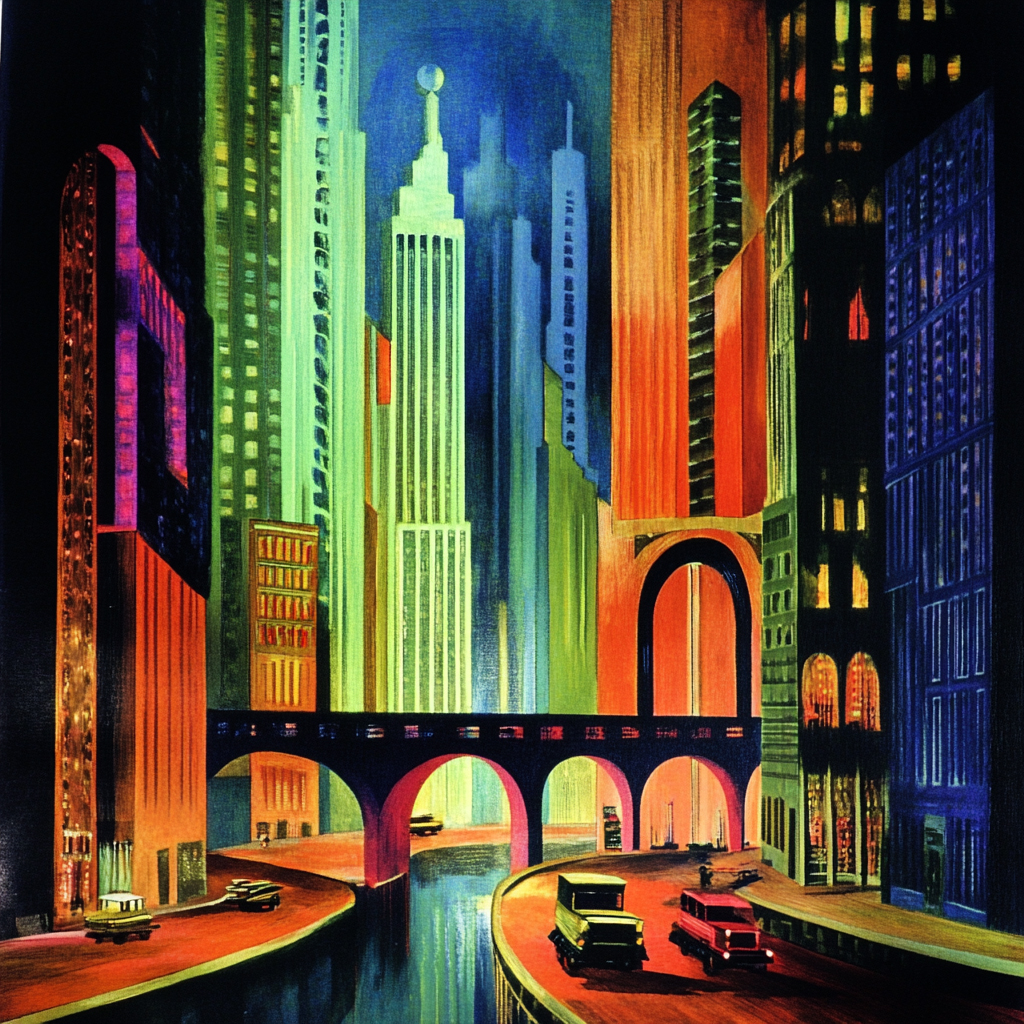 sref 703 | a city