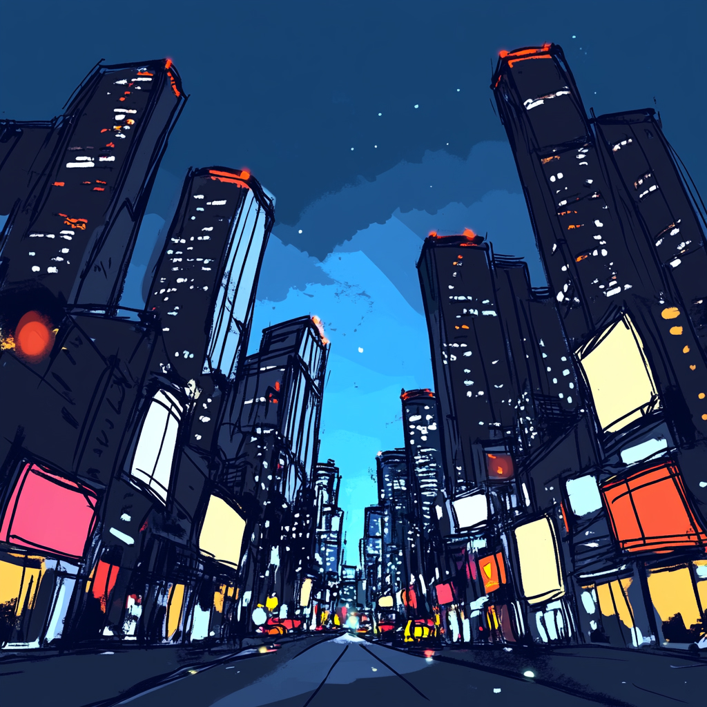 sref 711 | a city