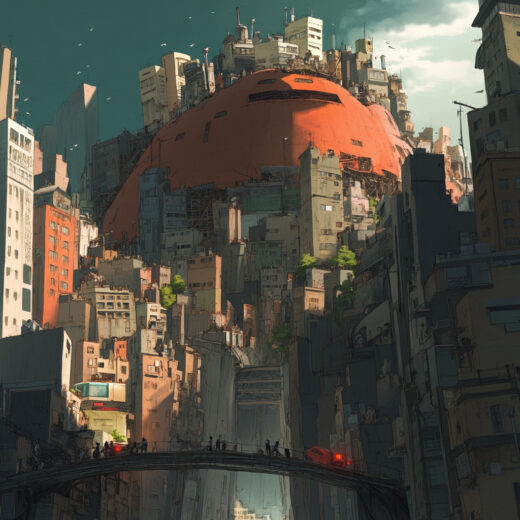 sref 718 | a city