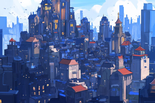 sref 722 | a city