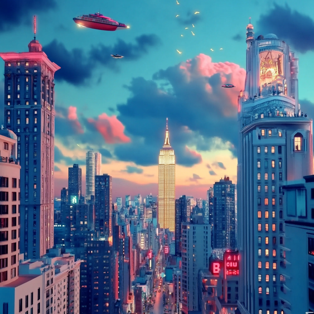 sref 725 | a city
