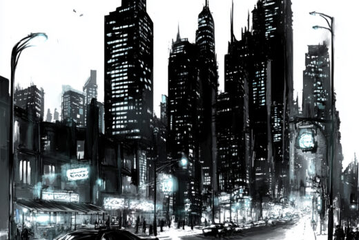 sref 728 | a city