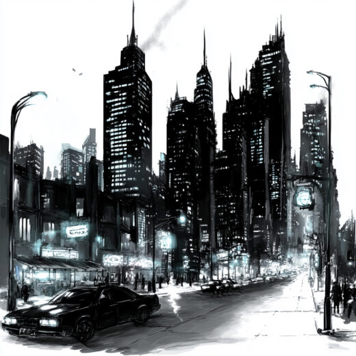 sref 728 | a city