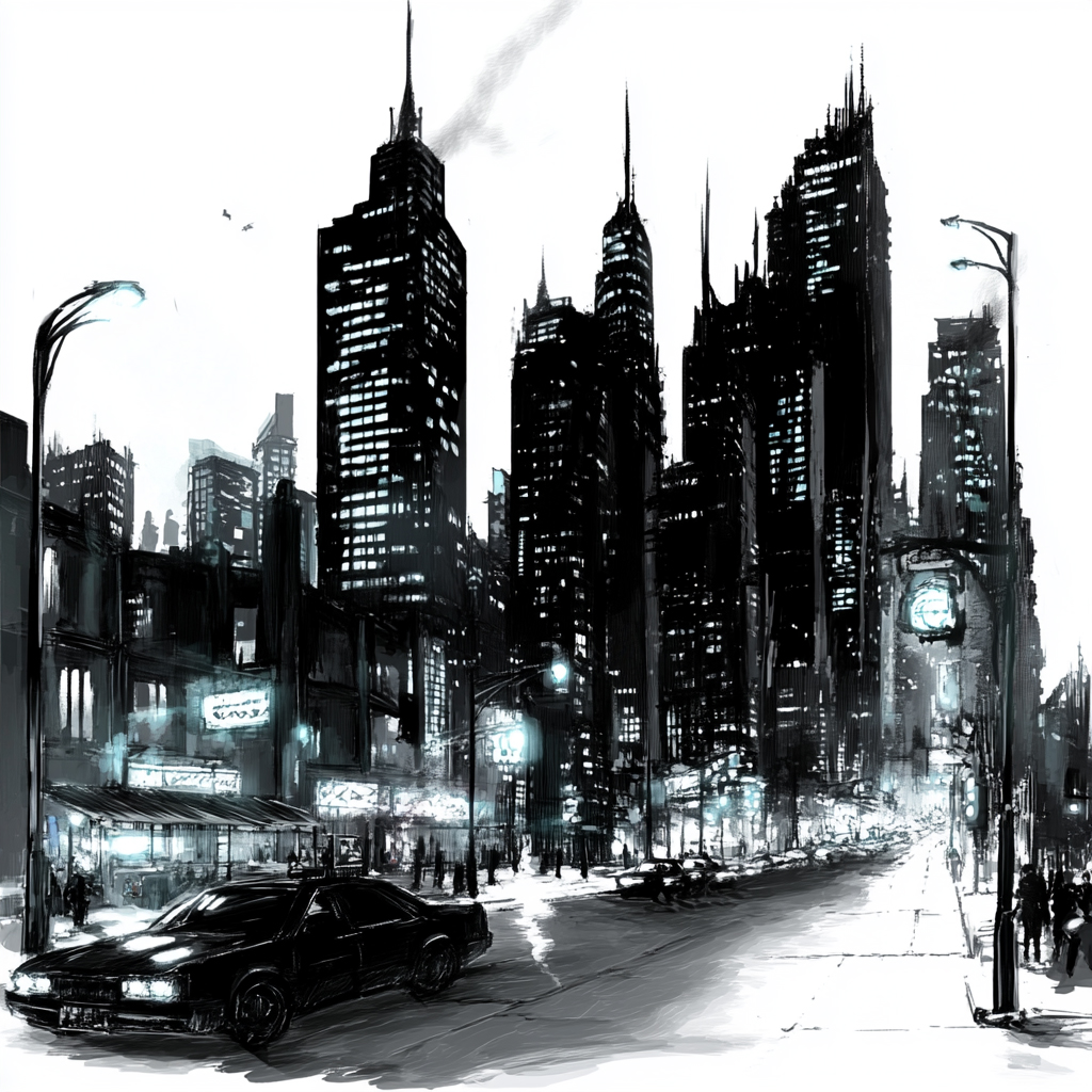 sref 728 | a city