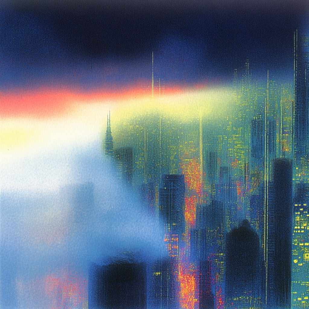sref 735 | a city