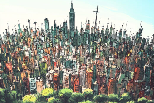 sref 739 | a city