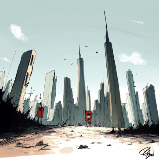 sref 739 | a city