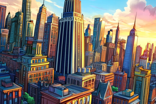 sref 746 | a city
