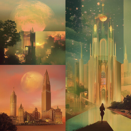 sref 747 | a city
