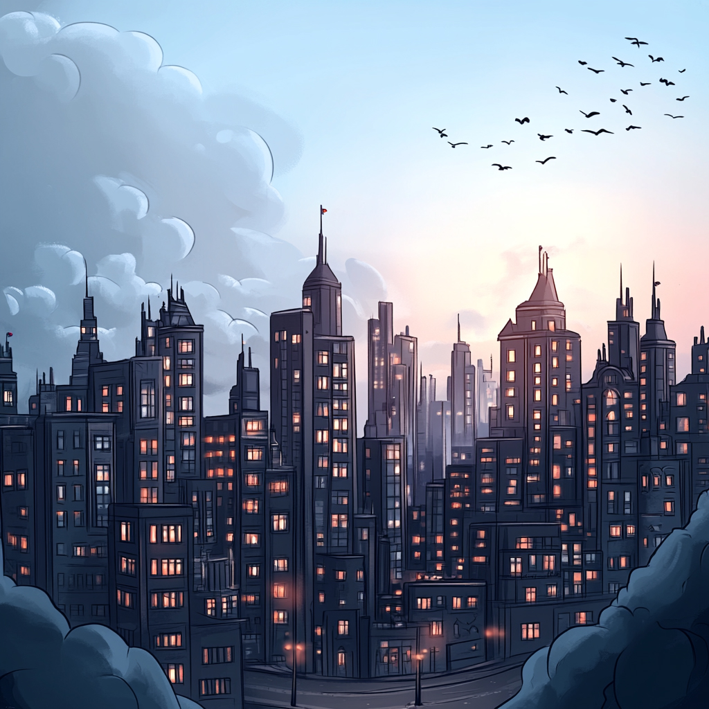 sref 760 | a city
