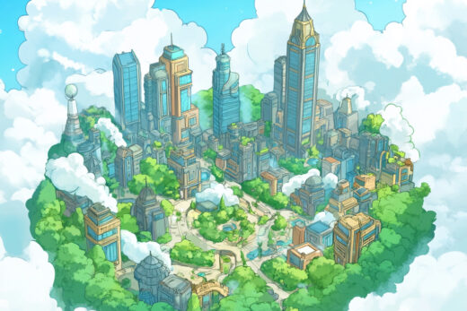 sref 761 | a city