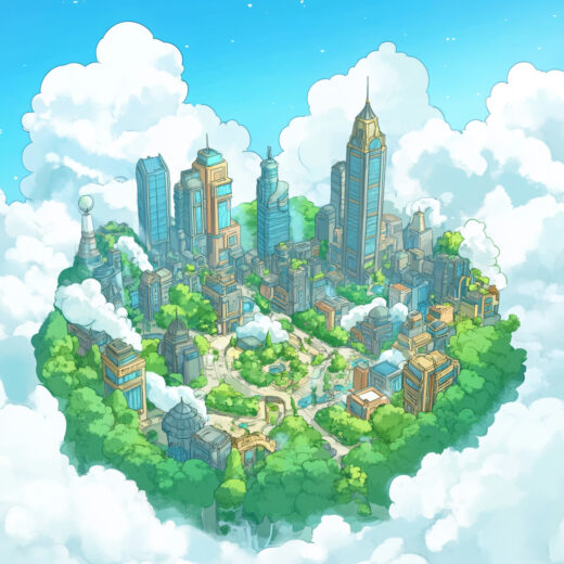 sref 761 | a city